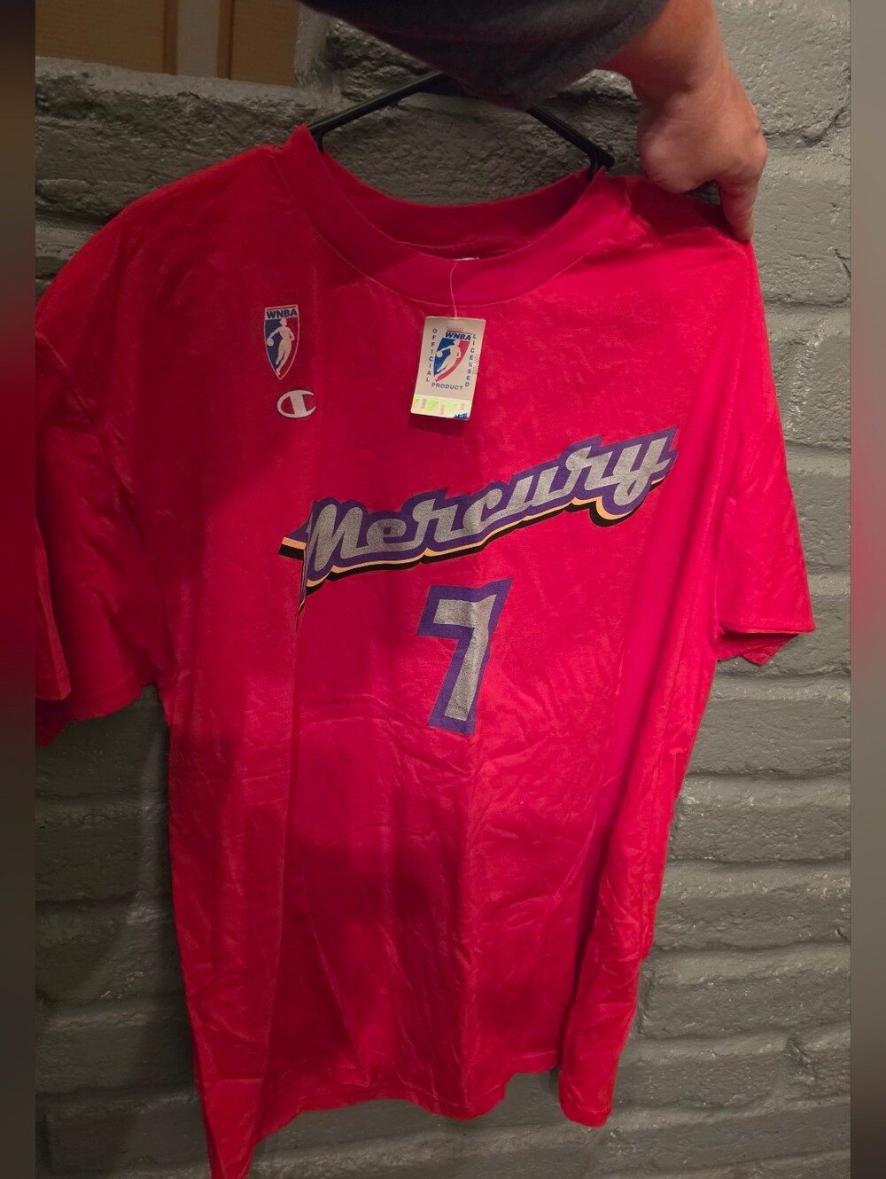 Vintage 1997 Phoenix Mercury WNBA Jersey T-Shirt by Champion NWT Michelle Timms